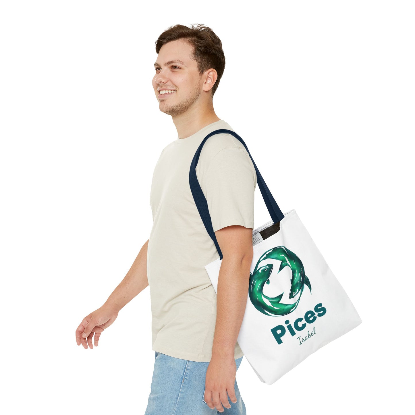 Pices Zodiac Personalized Tote Bag - Astrology Inspired, Gift for Taurus, Festival Tote, Astrology Lover's Bag, Horoscope Gift