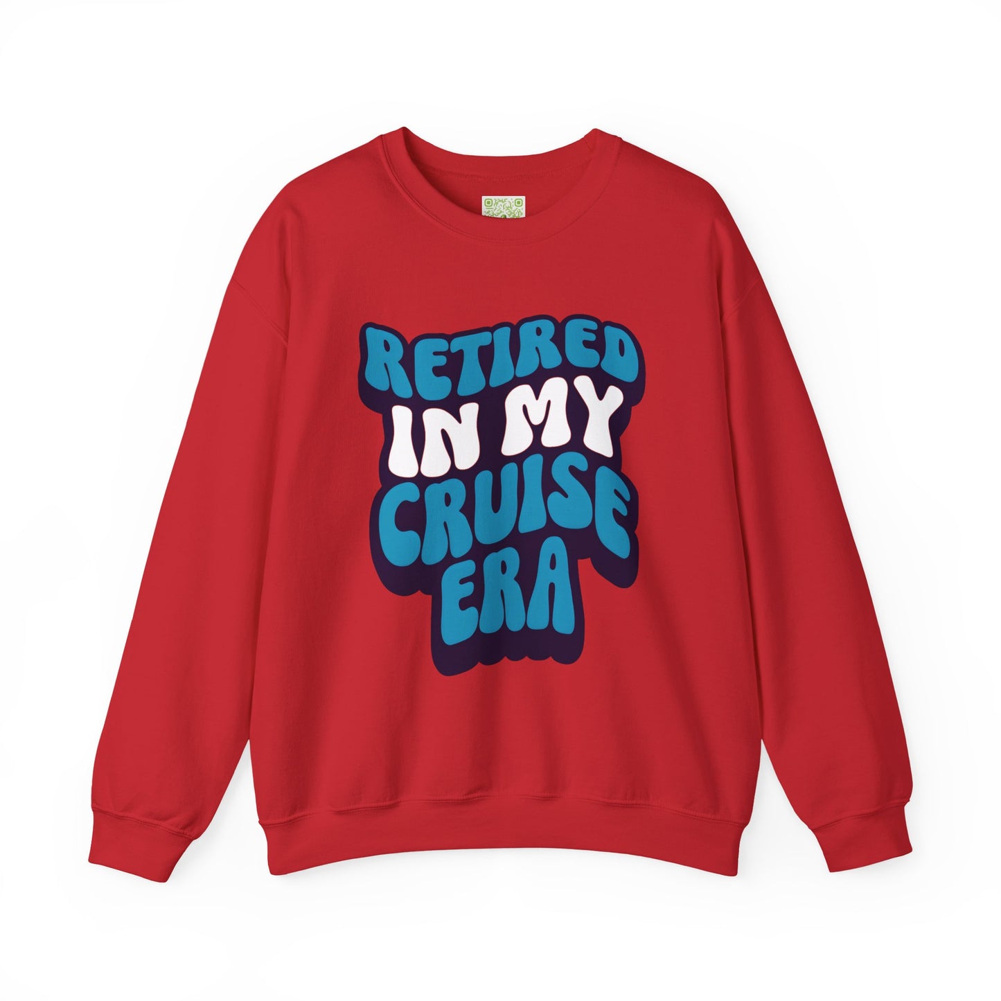 Retired in My Cruise Era Crewneck Sweatshirt, Travel Lovers, Unisex Sweatshirt, Cruise Vibes, Retirement 2025, Retro Cruise