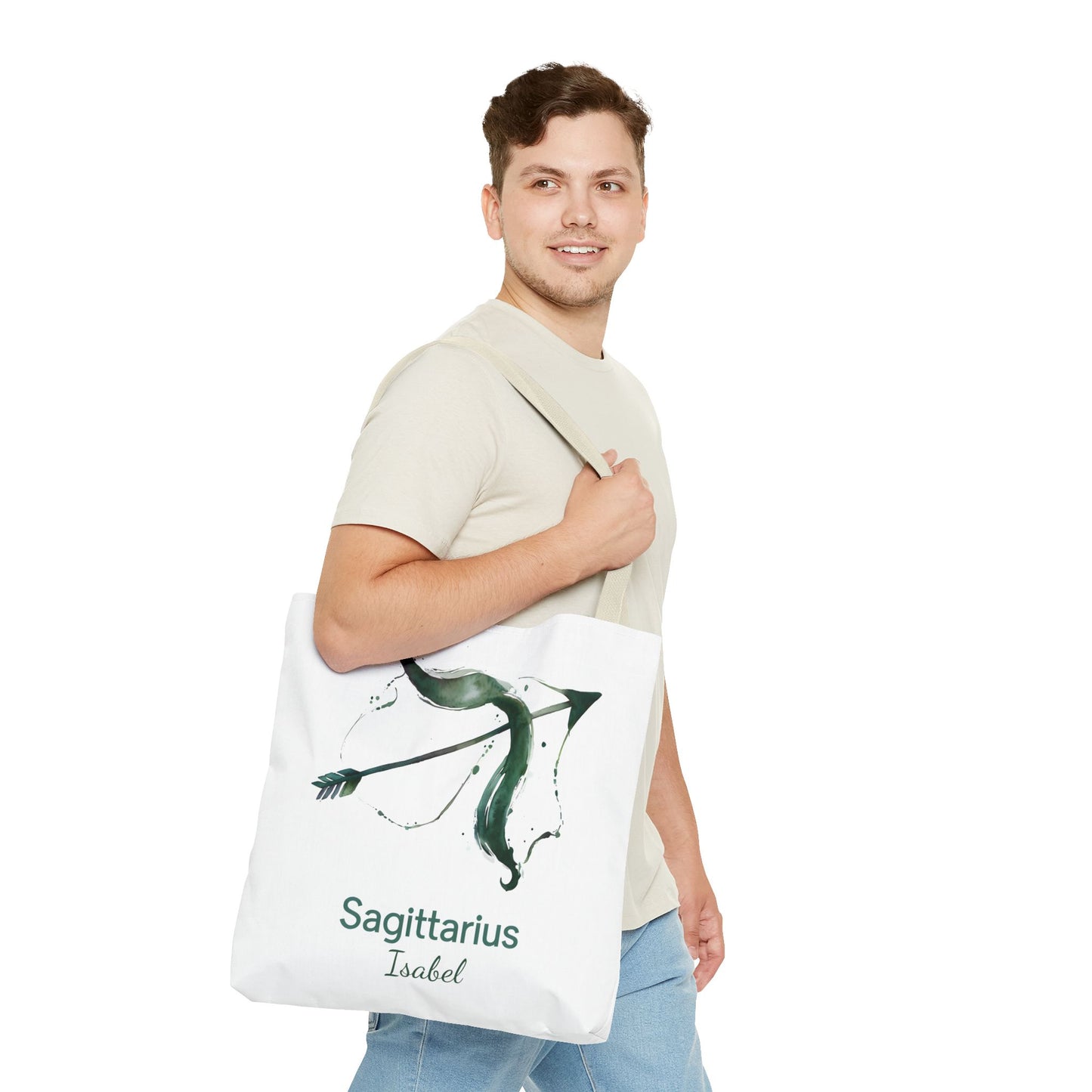 Sagittarius Zodiac Personalized Tote Bag, Astrology Lover Tote, Artistic Tote Bag, Aesthetic Weekender, Sagittarius Gifts