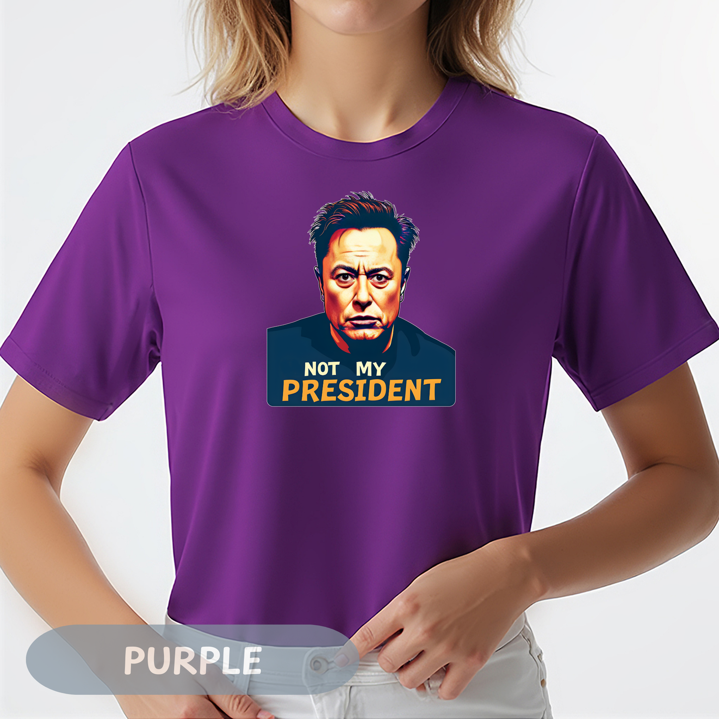 Elon Musk Not My President Tee, Political Statement Tee, Funny Graphic Shirt, Anti Trump Shirt, Resist Tee, Unisex Casual Wear, Resistance Shirt, Protest Gift