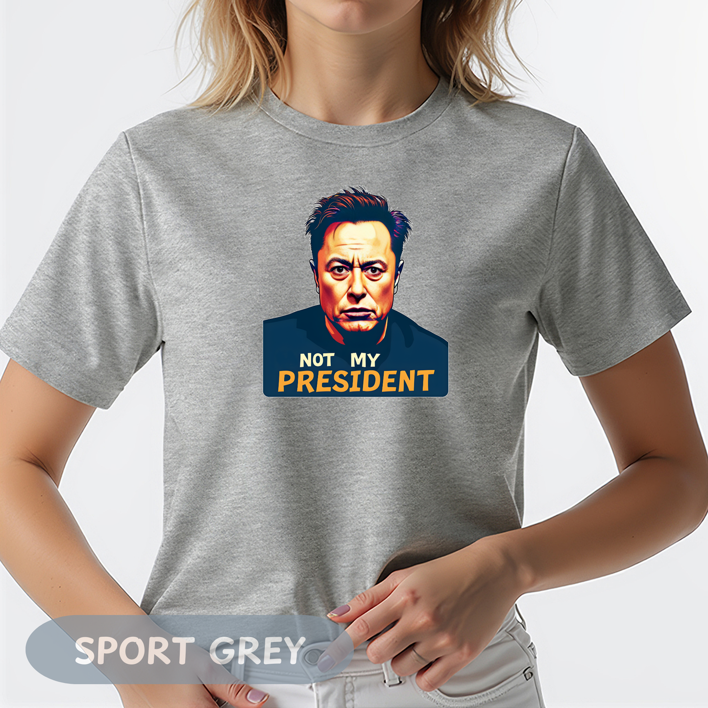Elon Musk Not My President Tee, Political Statement Tee, Funny Graphic Shirt, Anti Trump Shirt, Resist Tee, Unisex Casual Wear, Resistance Shirt, Protest Gift