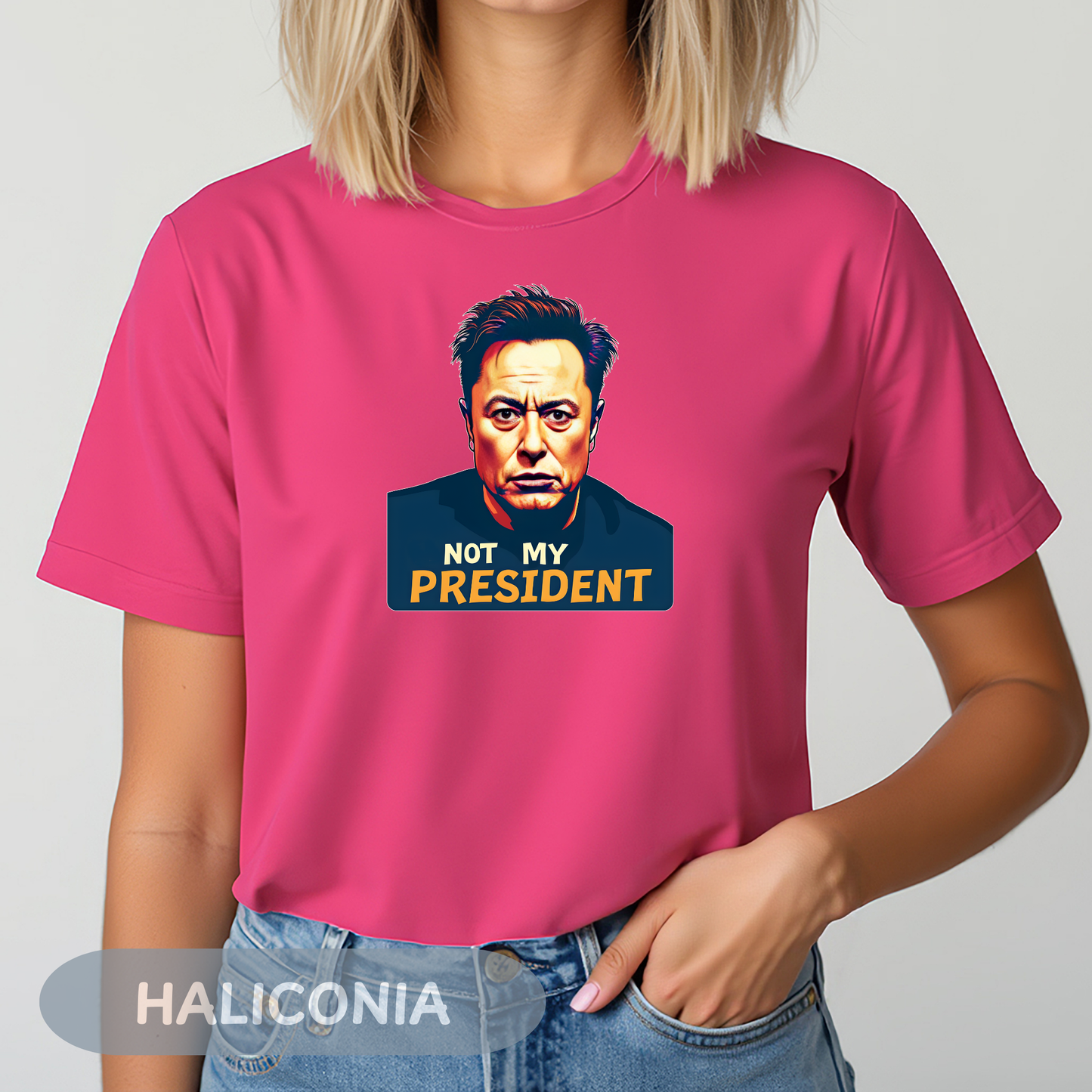 Elon Musk Not My President Tee, Political Statement Tee, Funny Graphic Shirt, Anti Trump Shirt, Resist Tee, Unisex Casual Wear, Resistance Shirt, Protest Gift