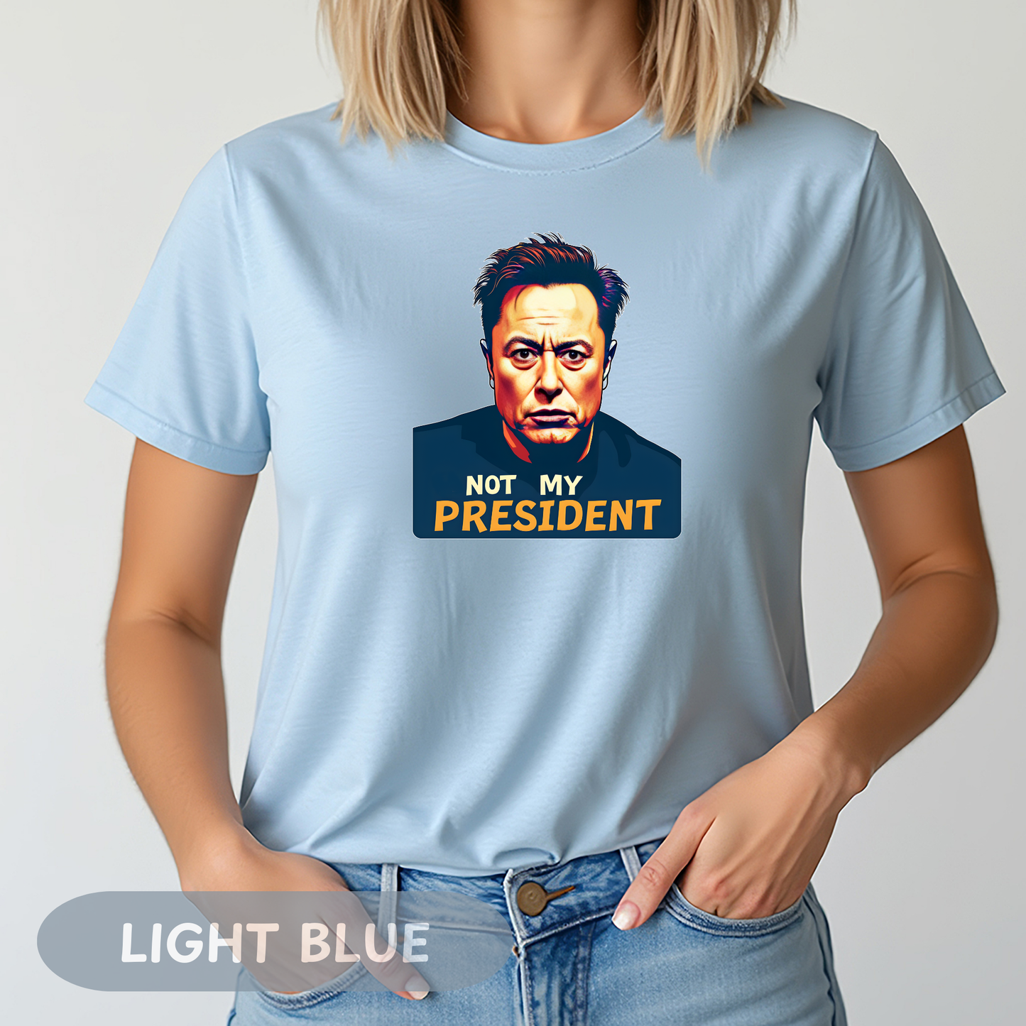 Elon Musk Not My President Tee, Political Statement Tee, Funny Graphic Shirt, Anti Trump Shirt, Resist Tee, Unisex Casual Wear, Resistance Shirt, Protest Gift