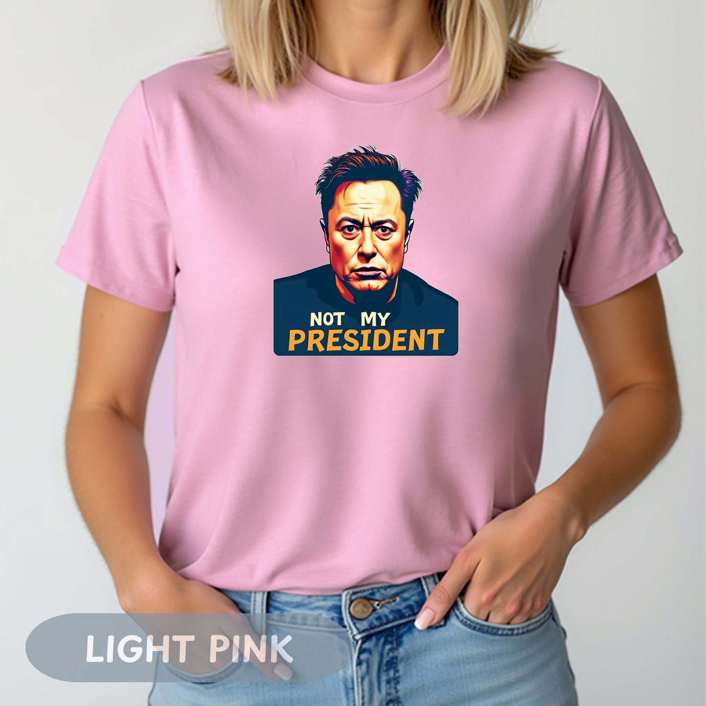 Elon Musk Not My President Tee, Political Statement Tee, Funny Graphic Shirt, Anti Trump Shirt, Resist Tee, Unisex Casual Wear, Resistance Shirt, Protest Gift