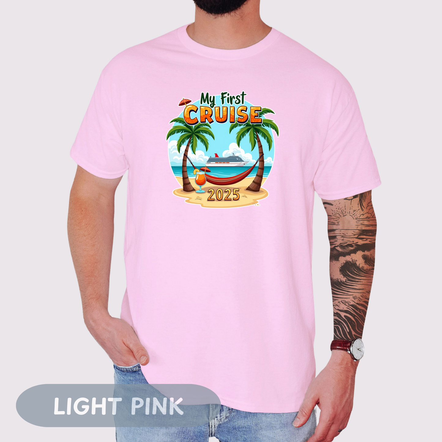 My First Cruise 2025 Tee, Cruise Squad 2025, Family Vacation Tee, Group Cruise Shirt, Personalized Cruise, Cruise Gifts