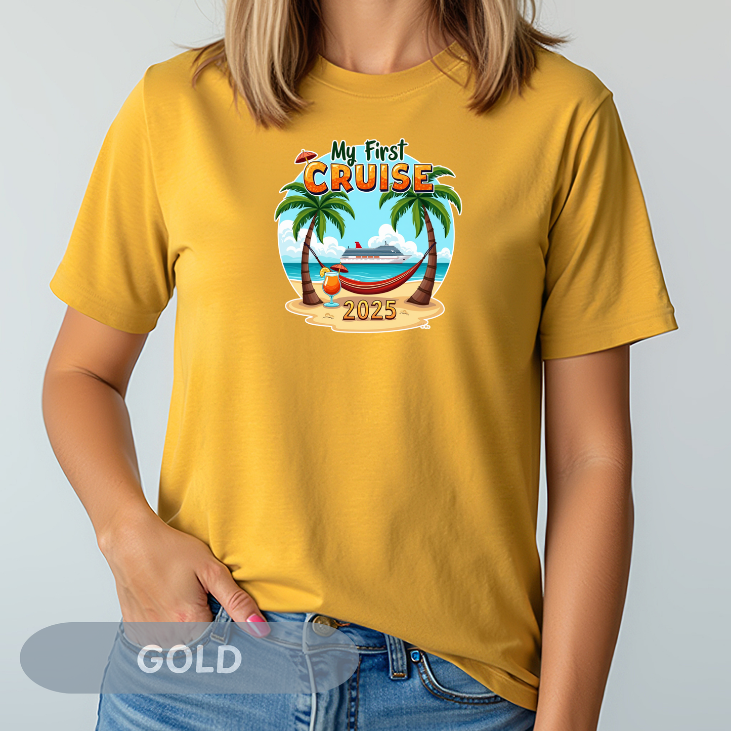 My First Cruise 2025 Tee, Cruise Squad 2025, Family Vacation Tee, Group Cruise Shirt, Personalized Cruise, Cruise Gifts
