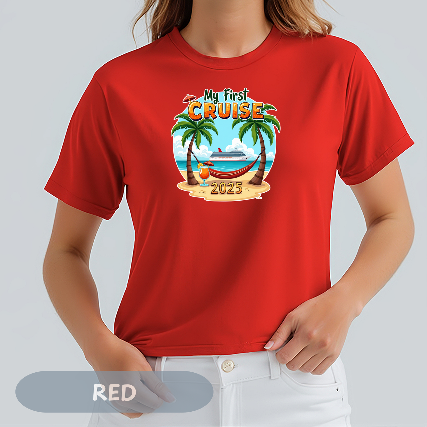 My First Cruise 2025 Tee, Cruise Squad 2025, Family Vacation Tee, Group Cruise Shirt, Personalized Cruise, Cruise Gifts