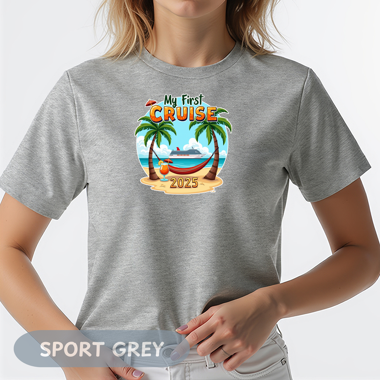 My First Cruise 2025 Tee, Cruise Squad 2025, Family Vacation Tee, Group Cruise Shirt, Personalized Cruise, Cruise Gifts