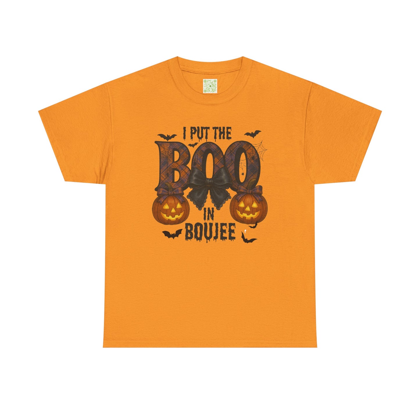 Boo in Boujee Shirt, Halloween Graphic Tee, Unisex T-Shirt, Spooky Season Shirt, Unique Pumpkin Tee, Fall Celebration Apparel