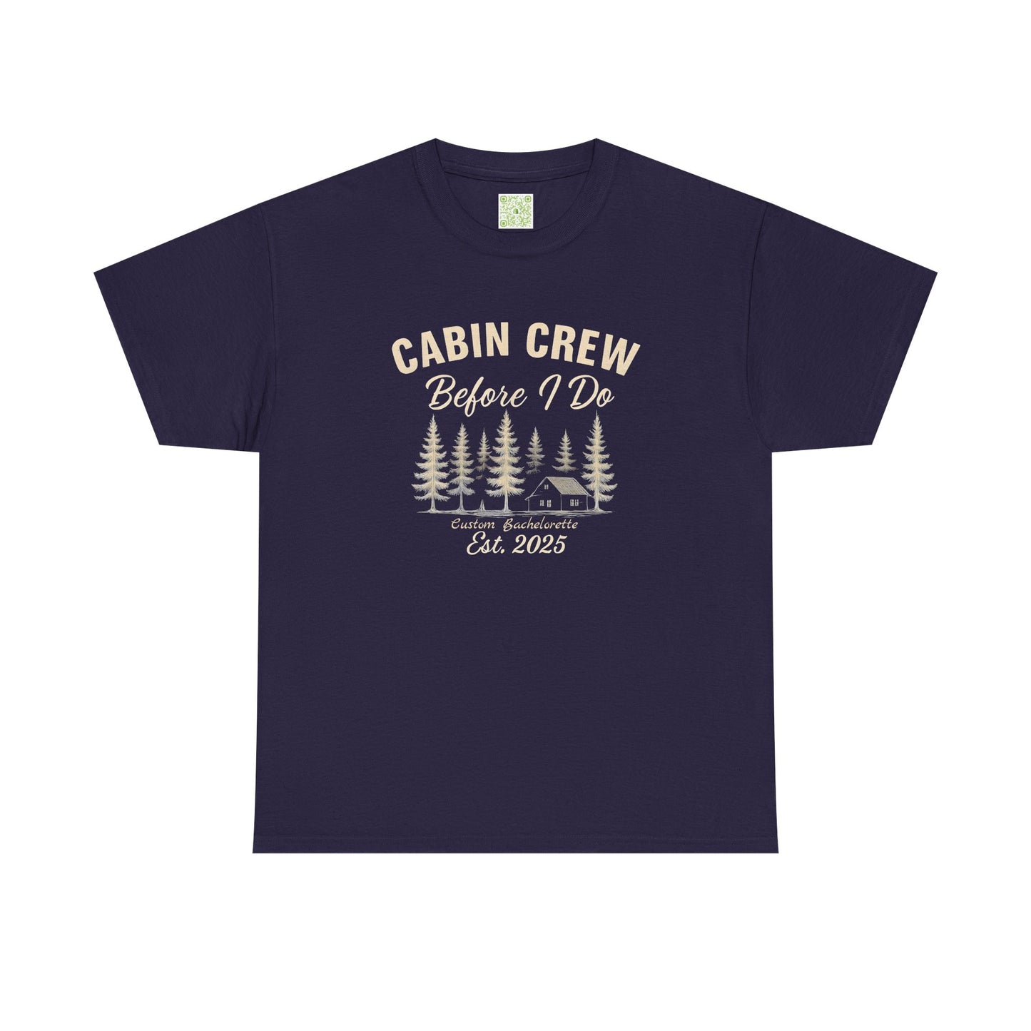 Bachelorette Cabin Crew Cotton Tee, Bachelorette Shirt, Camp Bachelorette, Bridesmaids Shirt, Mountain Bride Shirt