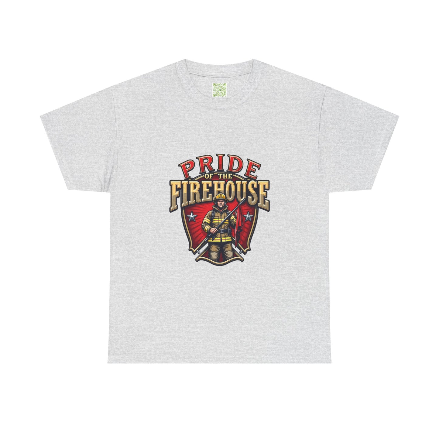 Fireman Shirt Pride of the Firehouse, Firewoman Tee, Firefighter Shirt, First Responder Gift, Fire Rescue, Thin Red Line