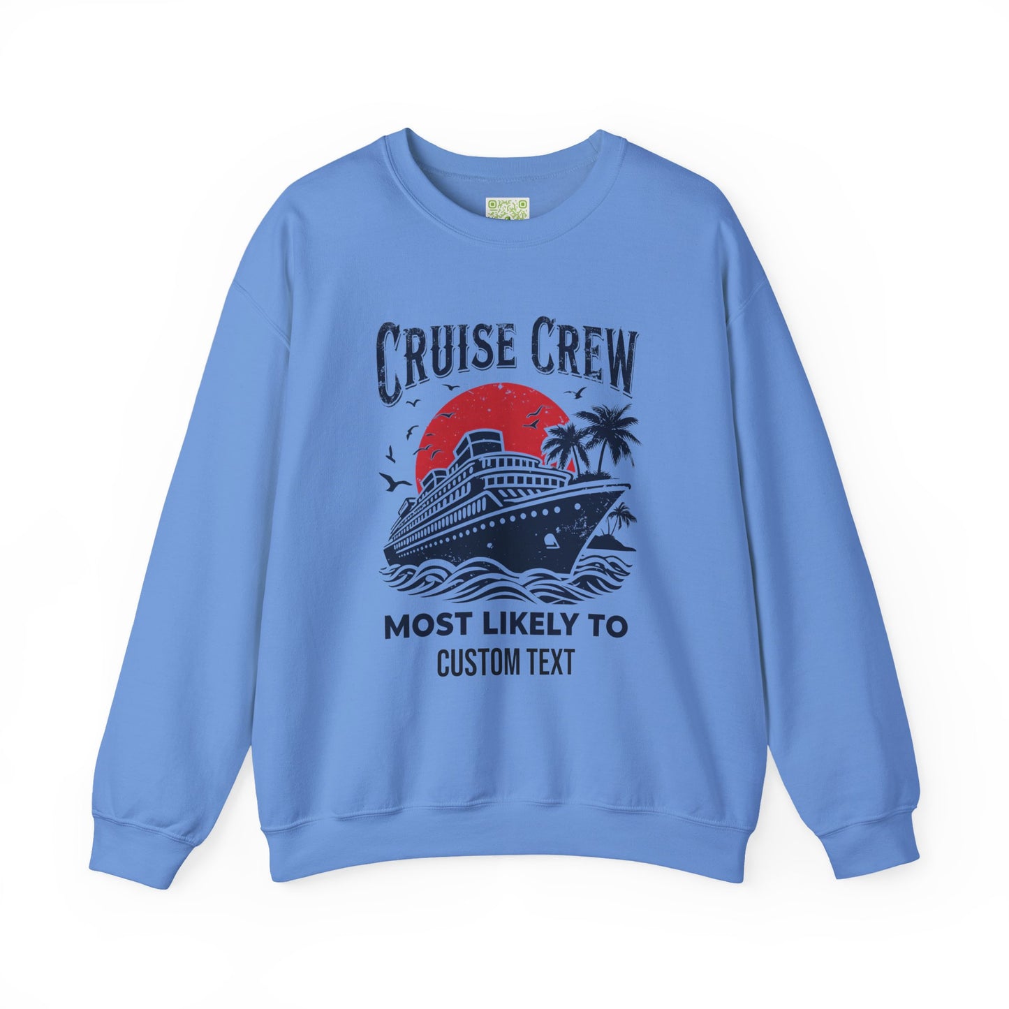Custom Cruise Crew Unisex Sweatshirt, Cruise Shirts, Group Cruise Shirt, Birthday Cruise Sweatshirt, Family Cruise Sweatshirt