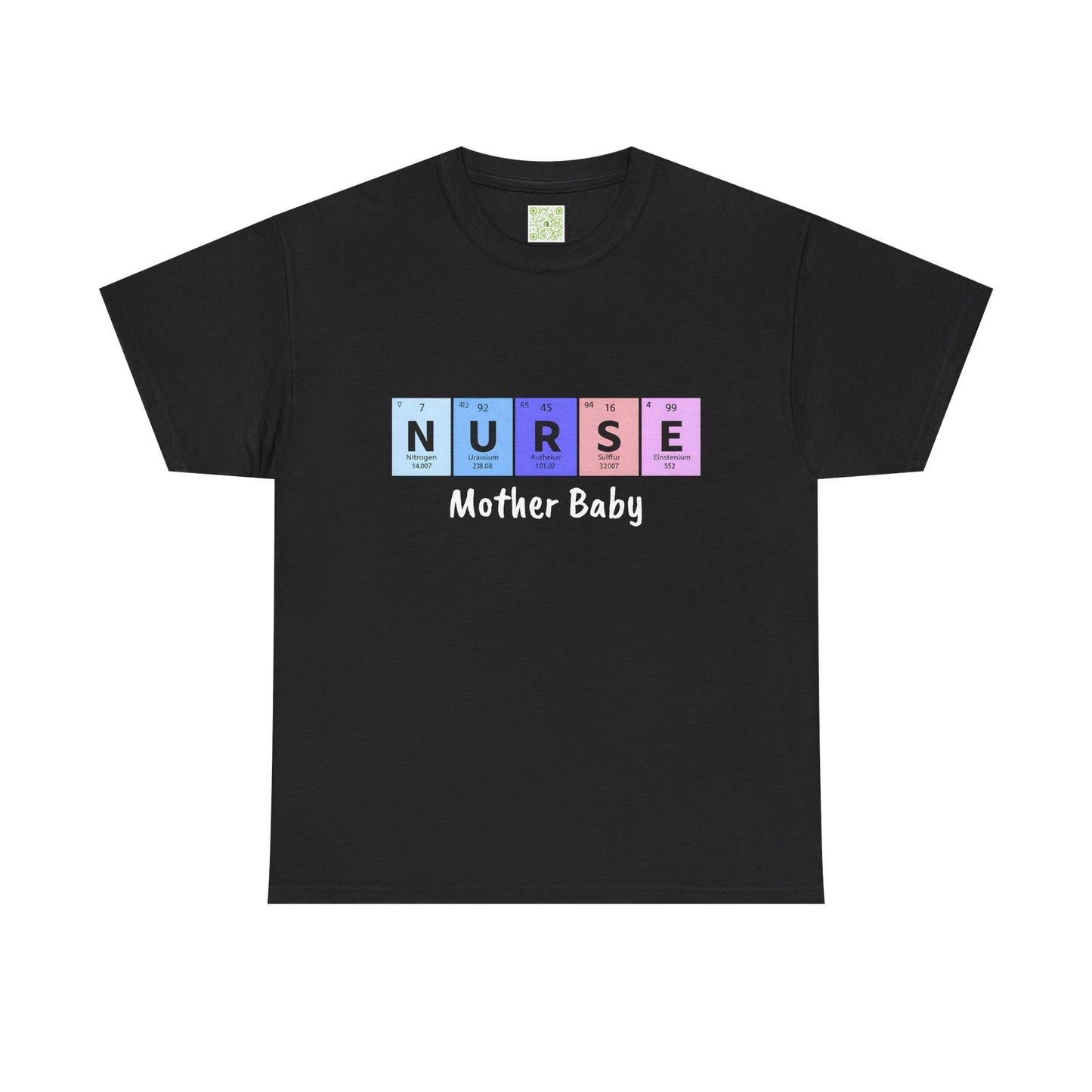 Postpartum Nurse Periodic Table Elements Tee, Mother Baby Nurse Shirt, Nurse Practitioner, Unisex Tee Gift