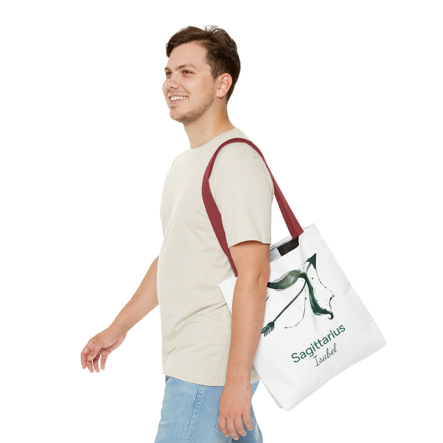 Sagittarius Zodiac Personalized Tote Bag, Astrology Lover Tote, Artistic Tote Bag, Aesthetic Weekender, Sagittarius Gifts