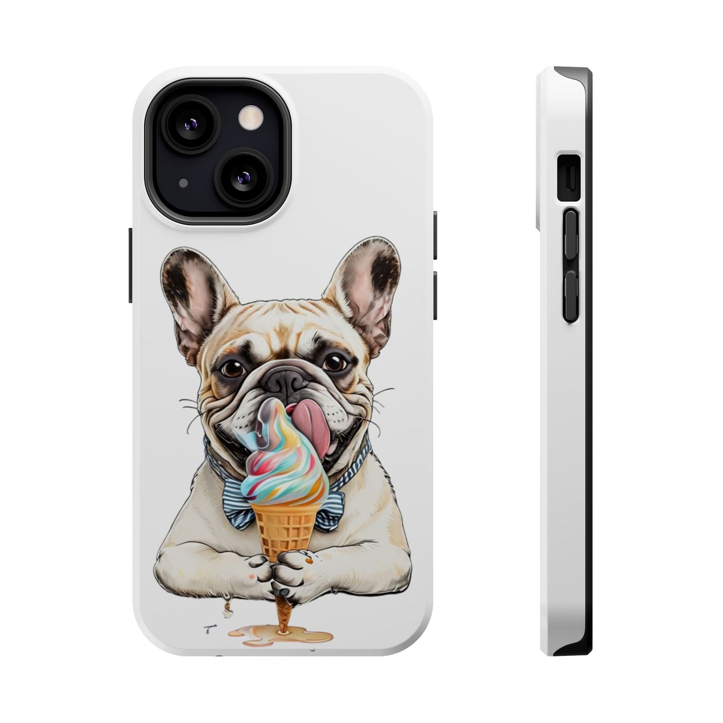 French Bulldog iPhone Case, Ice Cream Phone Case, Frenchie Mom Gift, Dog Phone Case, French Bulldog Lover Gift