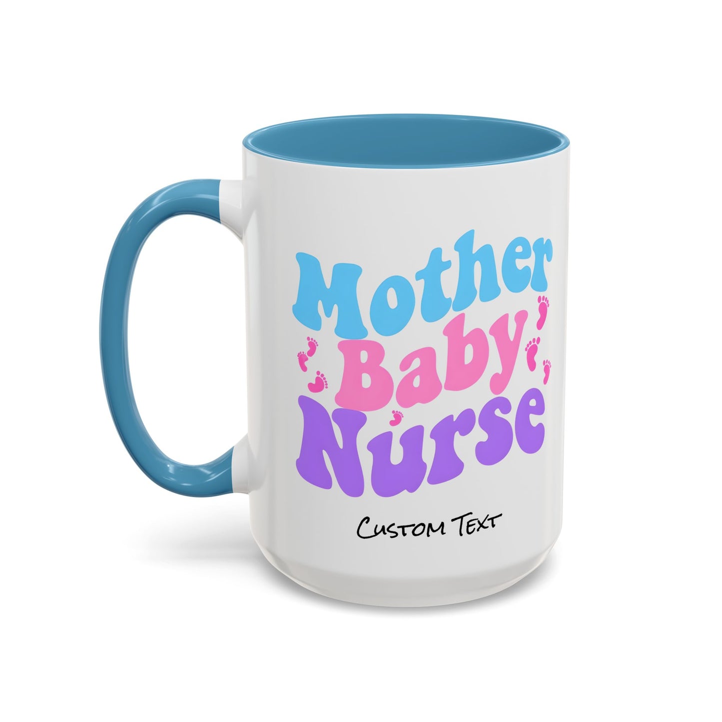 Retro Mother Baby Nurse Coffee Mug, Nurse Practitioner Gift, Labor and Delivery Nurse, Postpartum Gift, Nursery Nurse Cup