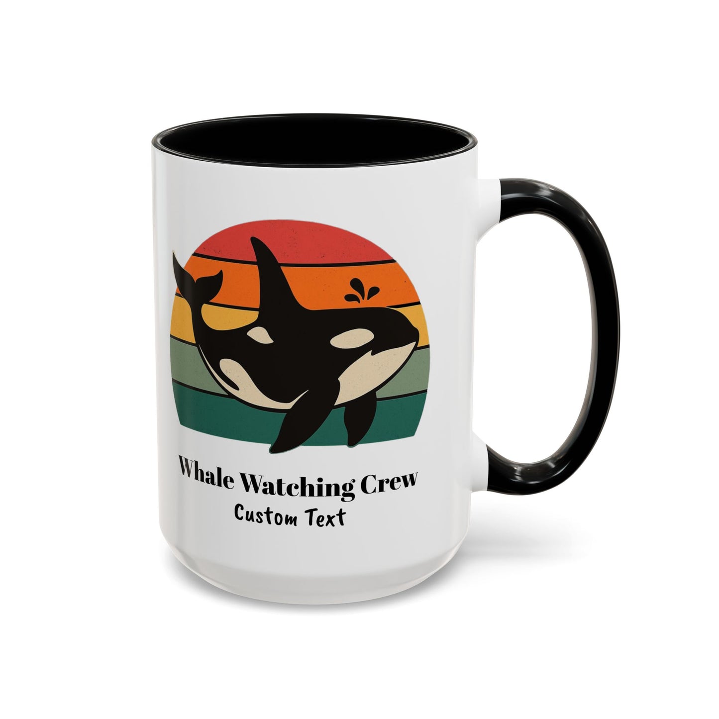 Personalized Orca Whale Coffee Mug, Whale Watching Mug, Whale Gifts, Alaskan Cruise, Blue Whale, Beluga Whale, Maui Excursion