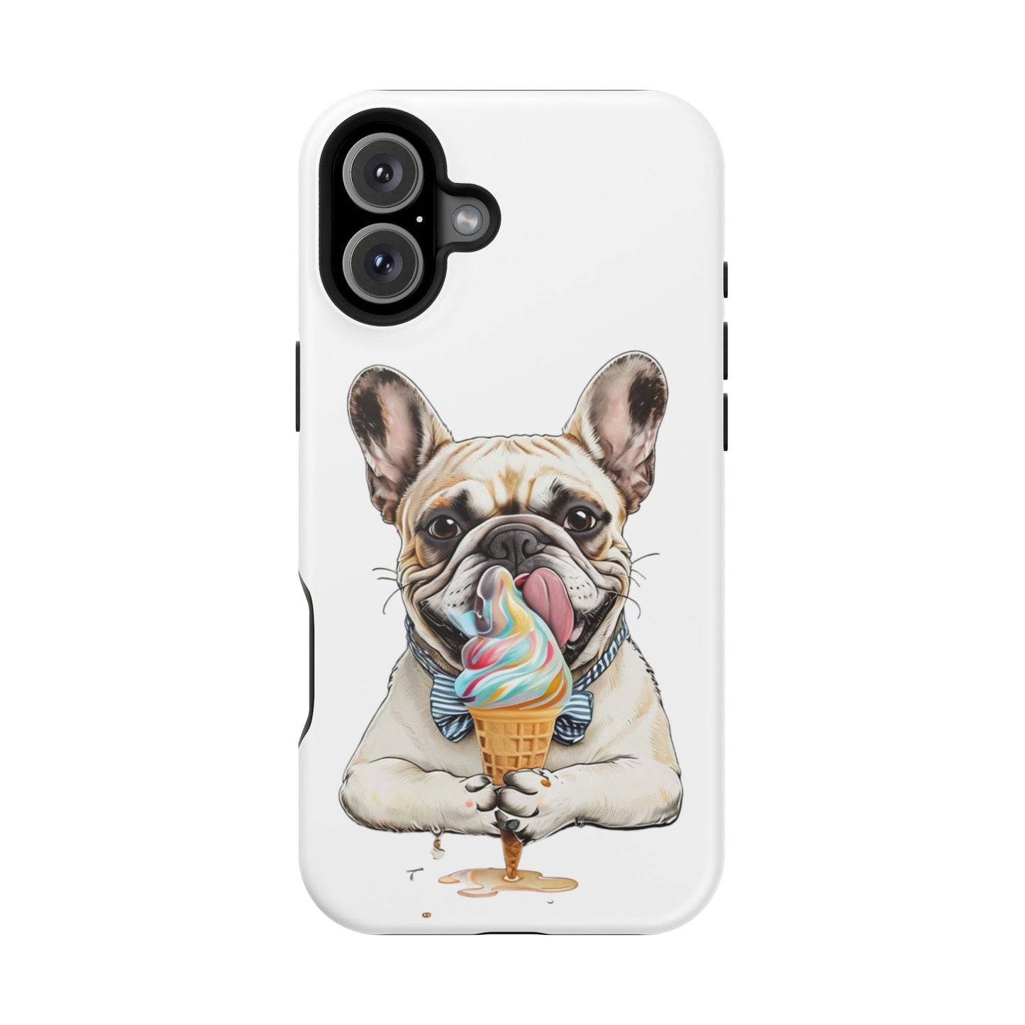 French Bulldog iPhone Case, Ice Cream Phone Case, Frenchie Mom Gift, Dog Phone Case, French Bulldog Lover Gift