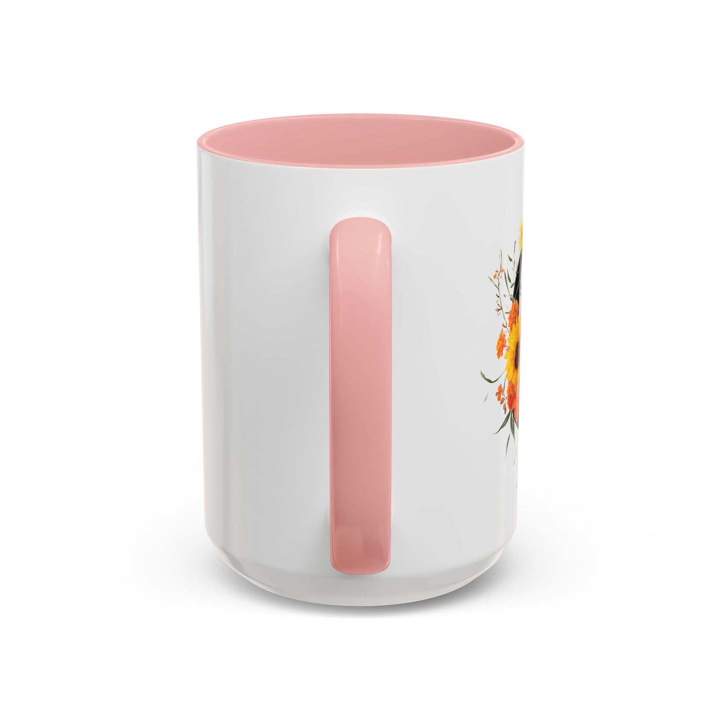 Personalized Floral Monogram - Letter G - Elegant Accent Coffee Mug – Personalized Mothers Day Gift