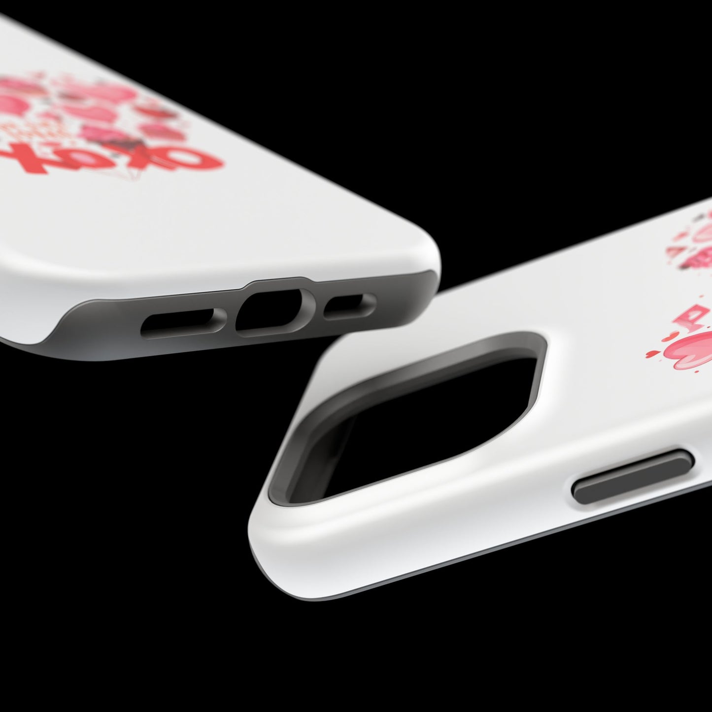 Valentine's Day Magnetic Tough Cases, Cute Phone Cover, Gift for Her, Love Heart Design, Personalizable Tech Accessory