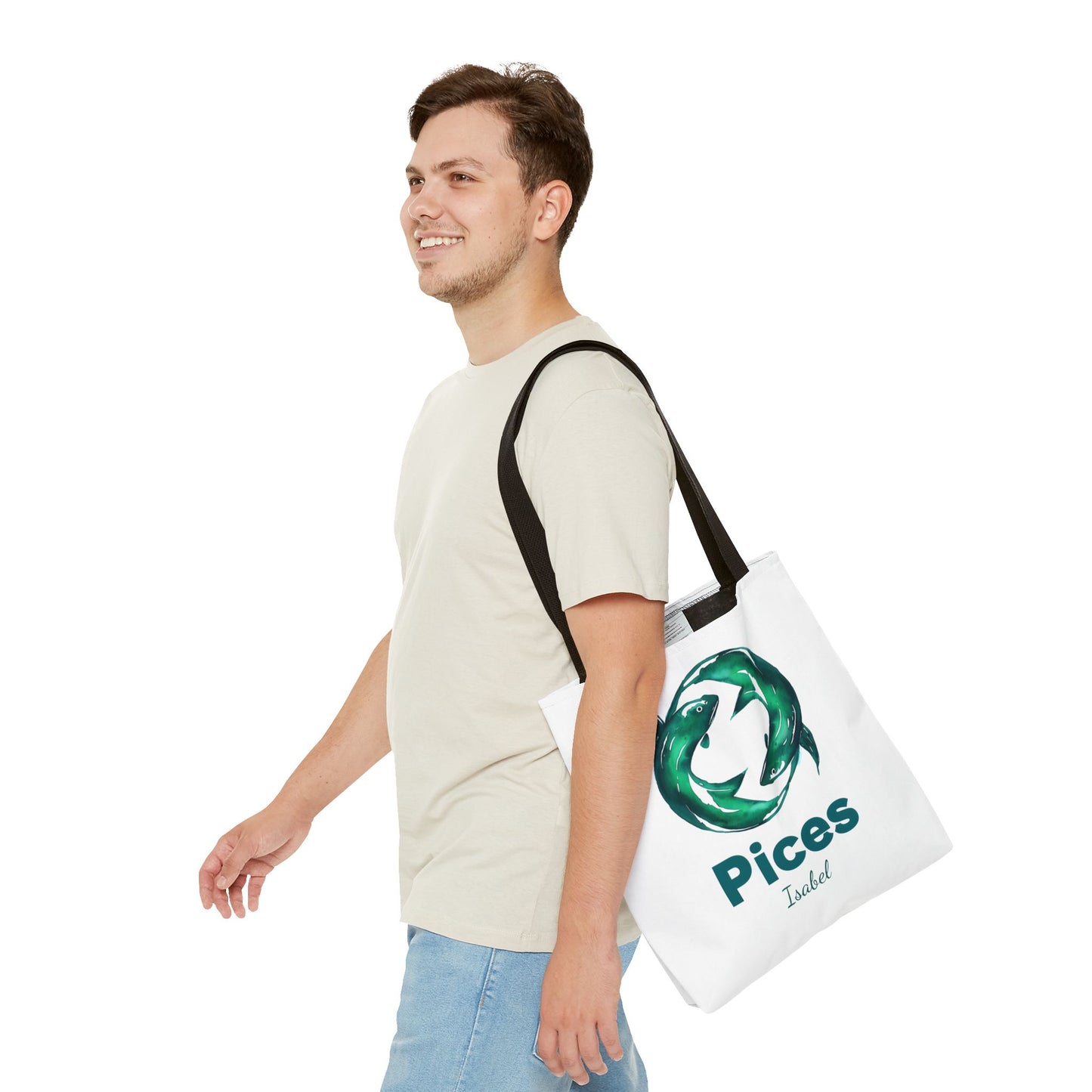 Pices Zodiac Personalized Tote Bag - Astrology Inspired, Gift for Taurus, Festival Tote, Astrology Lover's Bag, Horoscope Gift