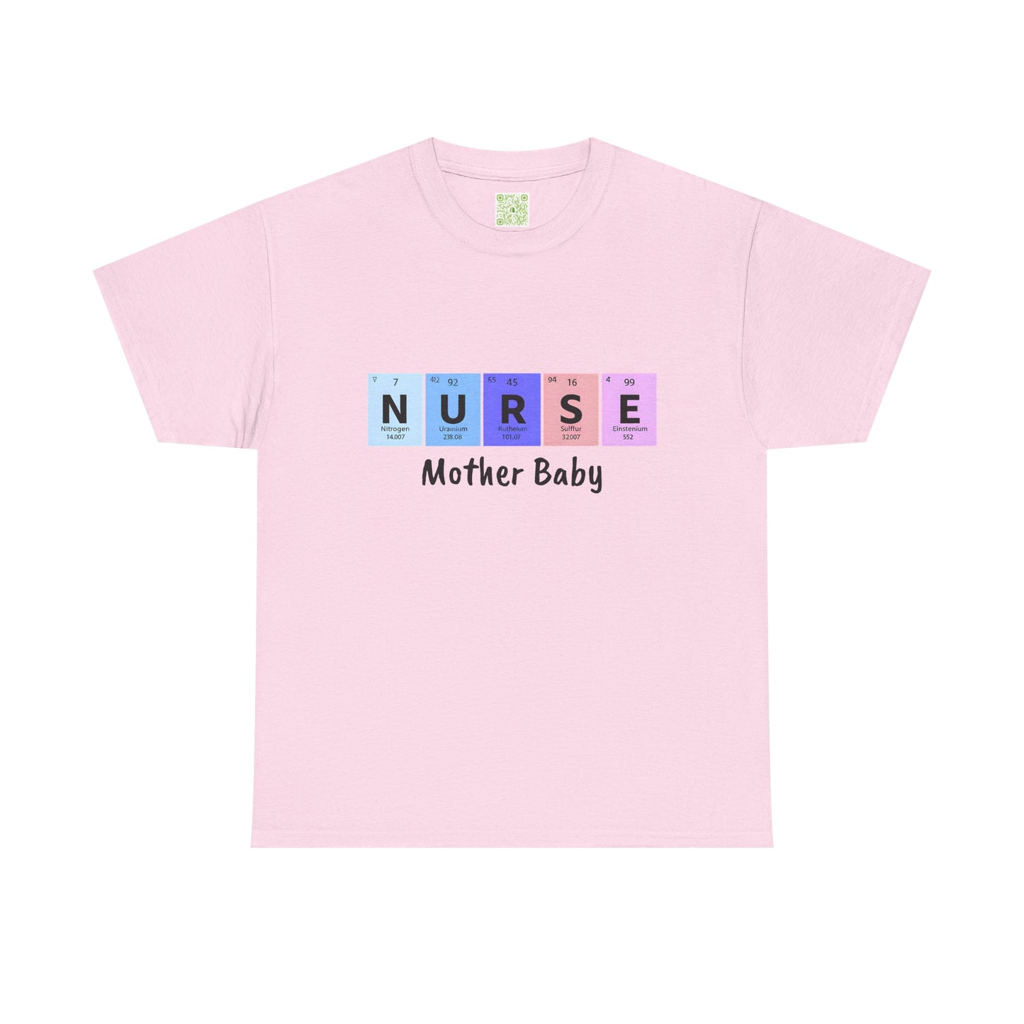 Postpartum Nurse Periodic Table Elements Tee, Mother Baby Nurse Shirt, Nurse Practitioner, Unisex Tee Gift