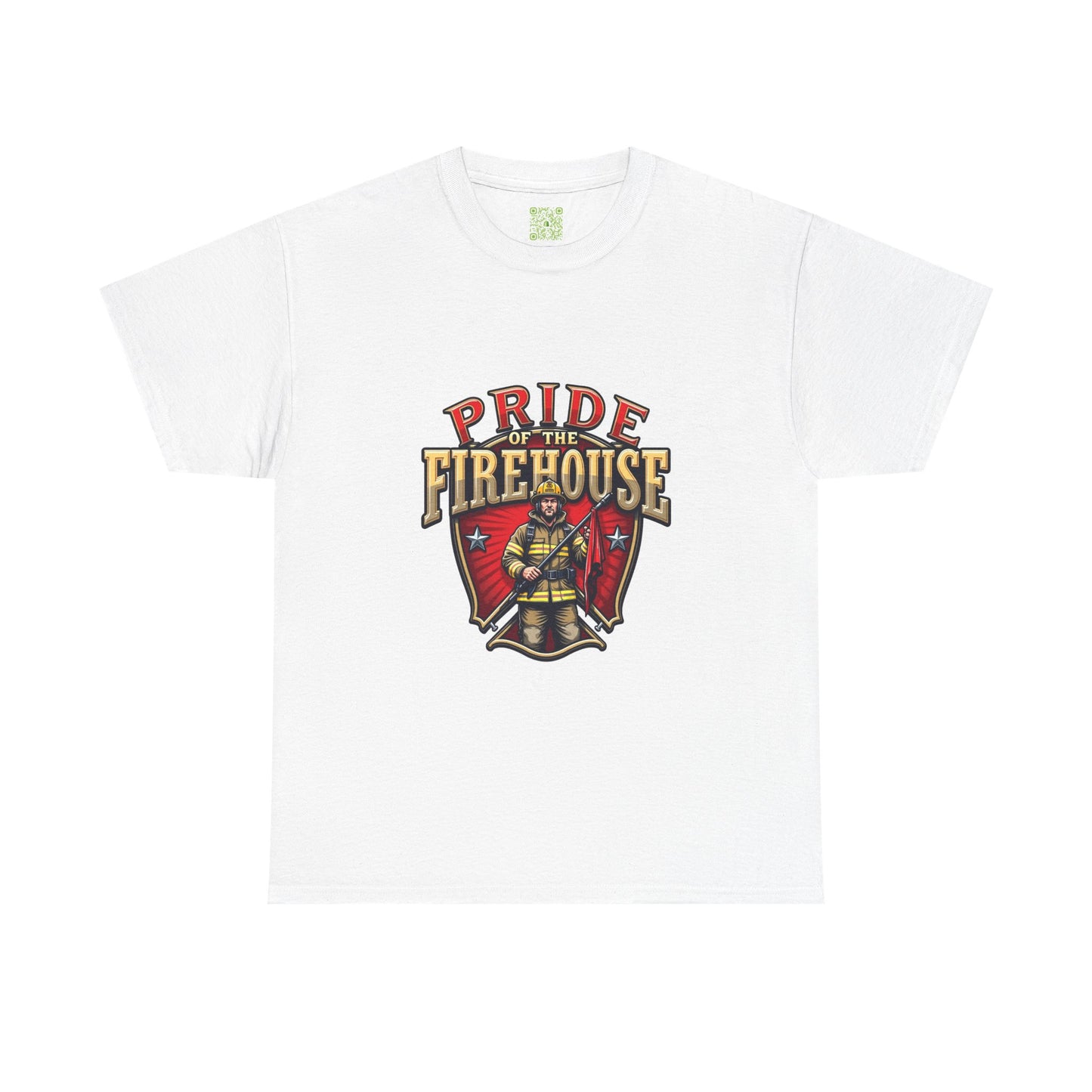 Fireman Shirt Pride of the Firehouse, Firewoman Tee, Firefighter Shirt, First Responder Gift, Fire Rescue, Thin Red Line