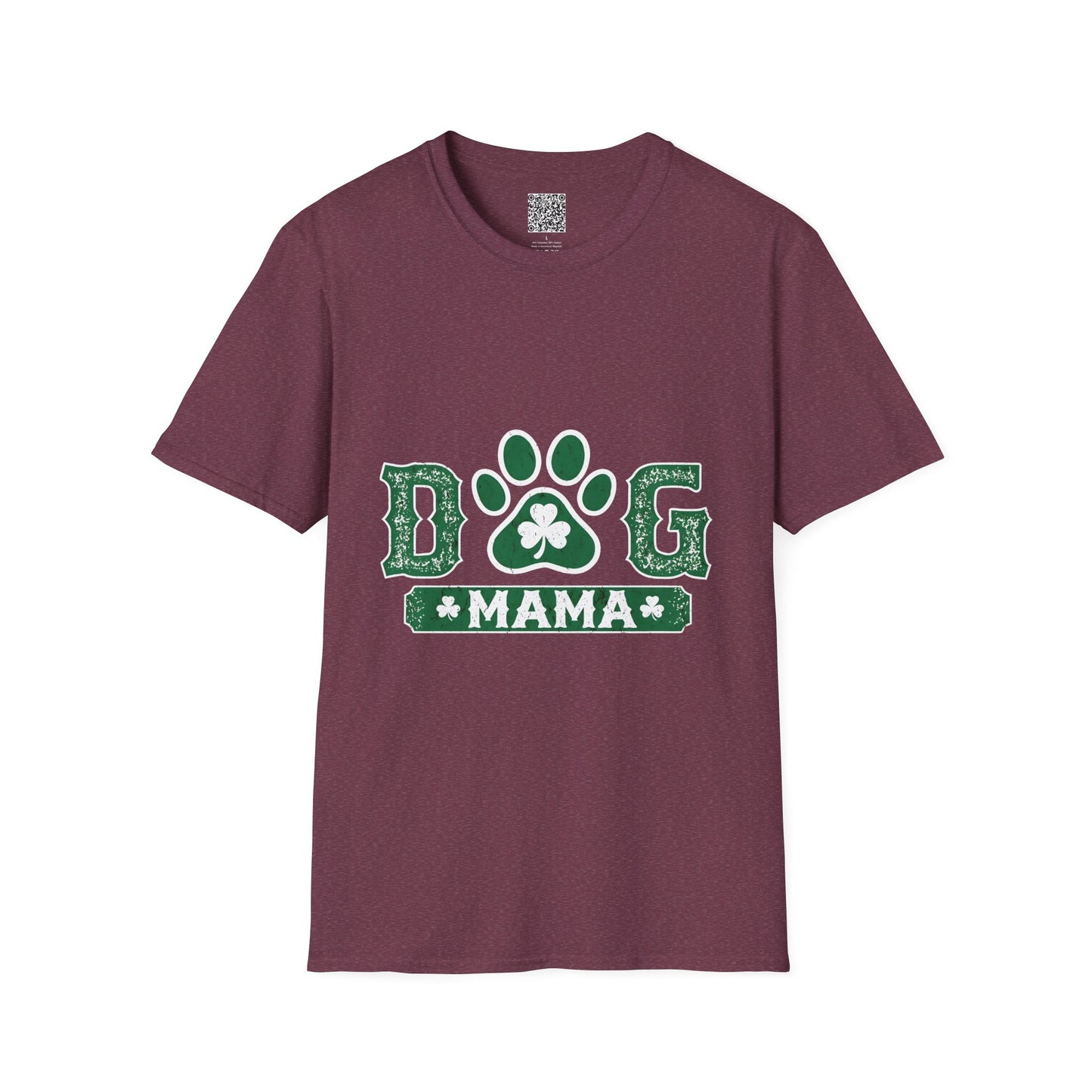Dog Mama T-Shirt - Unisex Pet Lover Tee, Dog Paw Print Shirt, Dog Mom Gift, Casual Wear for Animal Lovers