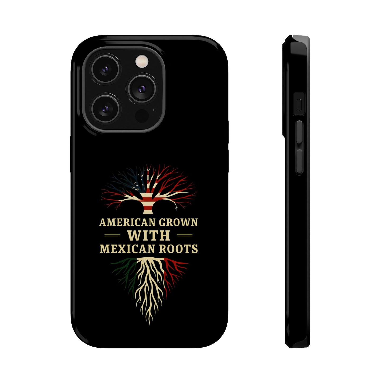 American Grown Magnetic Phone Case, Custom Tough Phone Cover, Unique Phone Accessory, Gift for Her, Multicultural Pride