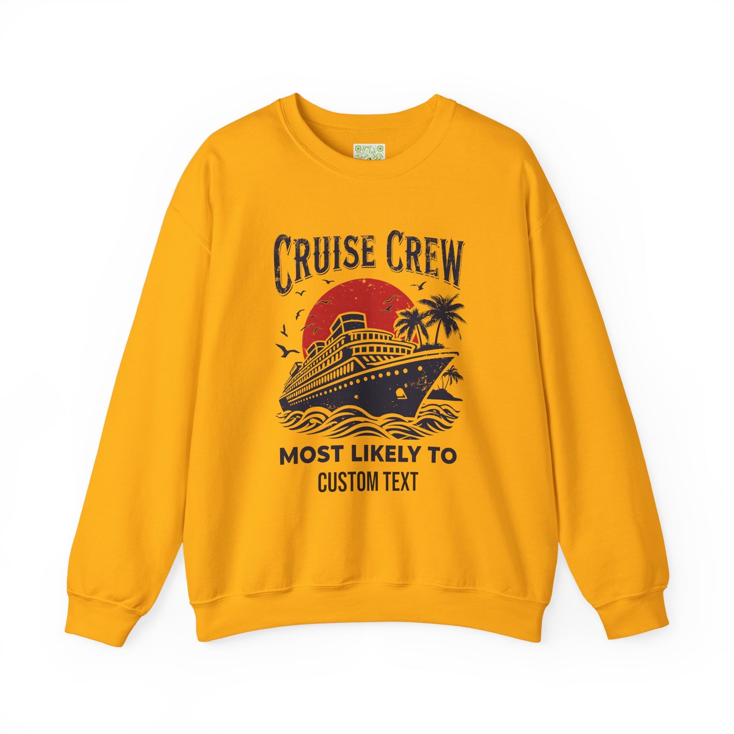 Custom Cruise Crew Unisex Sweatshirt, Cruise Shirts, Group Cruise Shirt, Birthday Cruise Sweatshirt, Family Cruise Sweatshirt