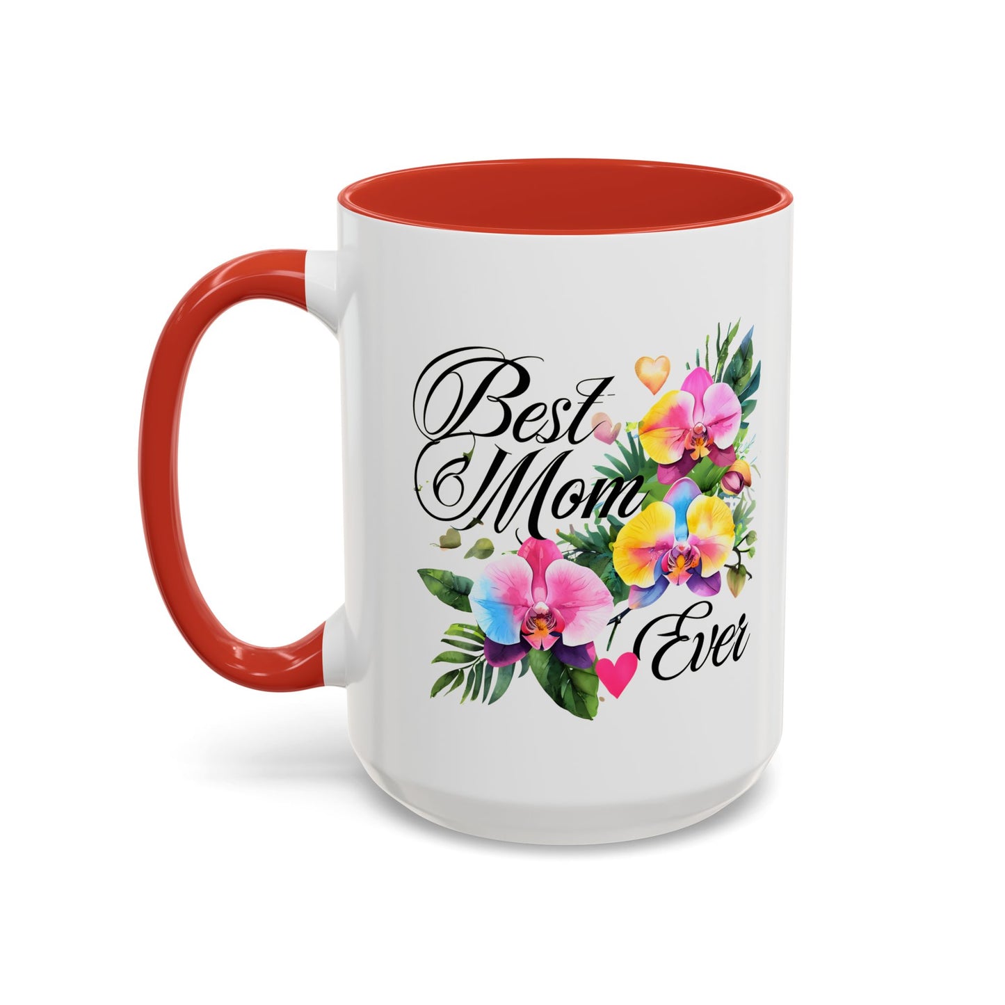 Floral Best Mom Coffee Mug, Vibrant Tea Mug for Mom, Unique Mother's Day Gift, Appreciation Gift for Her