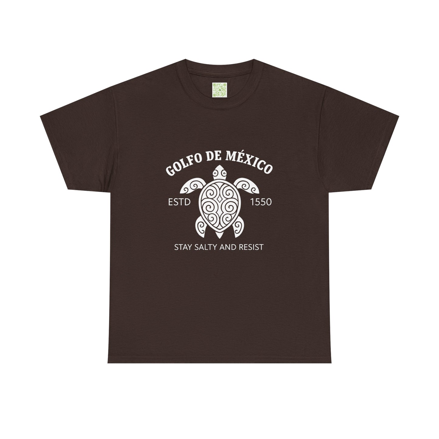 Gulf of Mexico Turtle Cotton Tee, Golfo de Mexico, Stay Salty Shirt, Sea Turtle Shirt, Turtle Shirt, Conversation Starter
