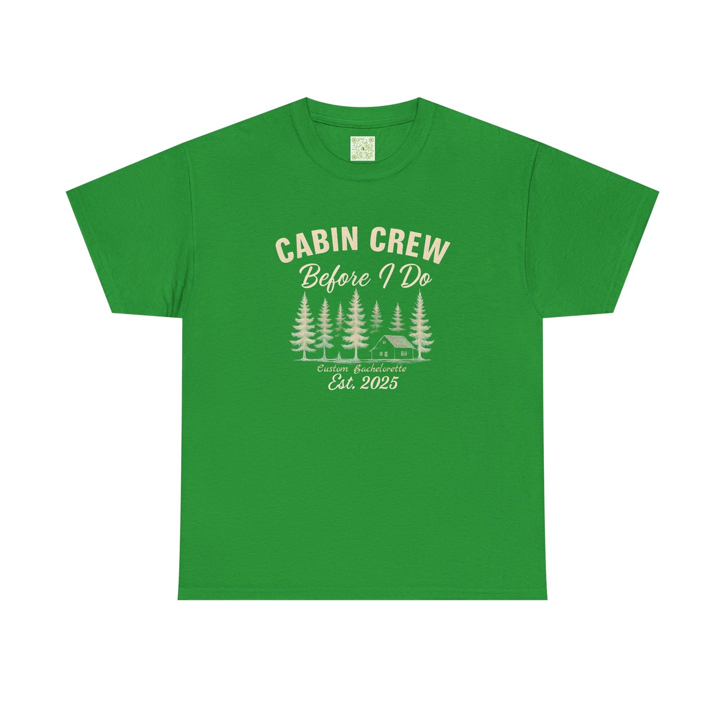 Bachelorette Cabin Crew Cotton Tee, Bachelorette Shirt, Camp Bachelorette, Bridesmaids Shirt, Mountain Bride Shirt