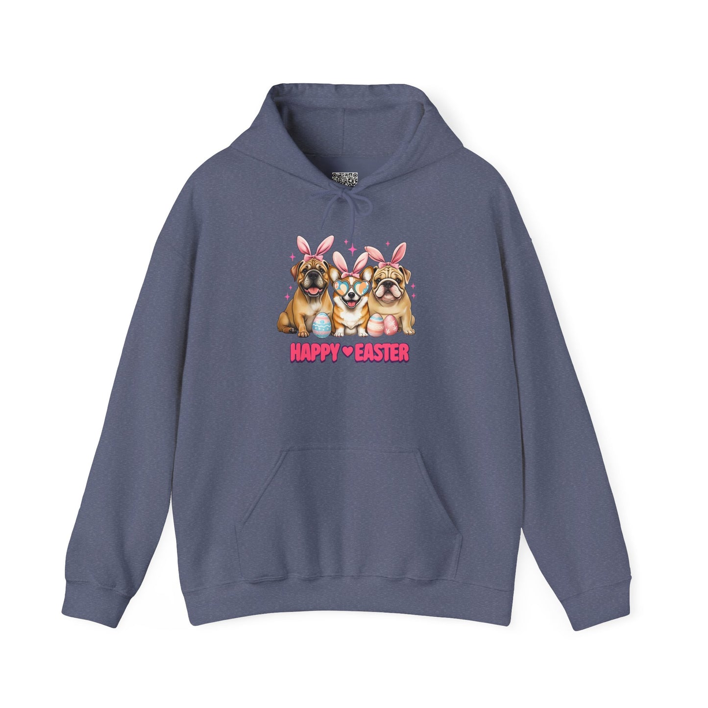 Easter Dog Lovers Hoodie , Cute Bunny Pup Sweatshirt, Cozy Unisex Spring Hoodie, Fun Easter Gift for Pet Owners