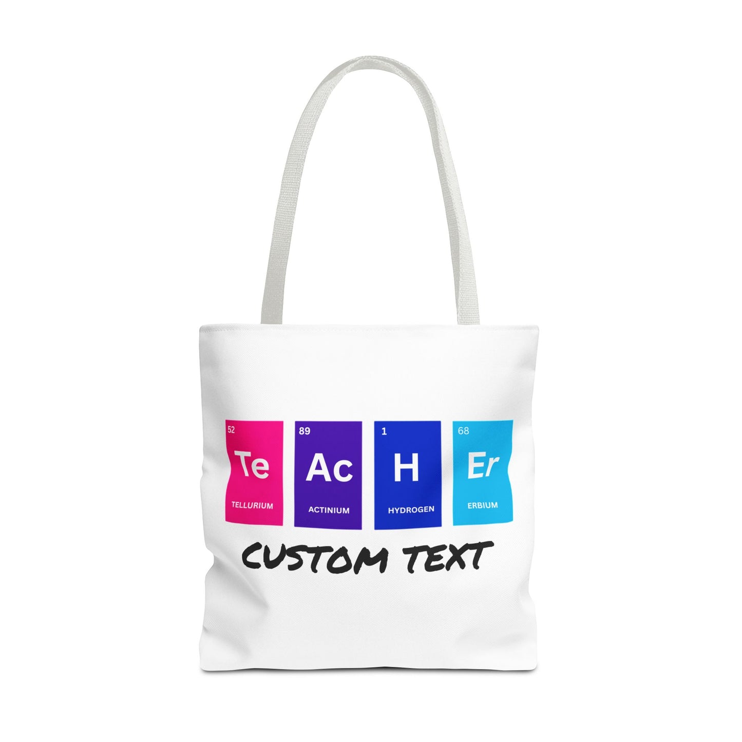 Personalized Science Teacher Tote, Periodic Table Tote, Chemist Tote, Chemistry Teacher, Science Gift, Teacher Appreciation