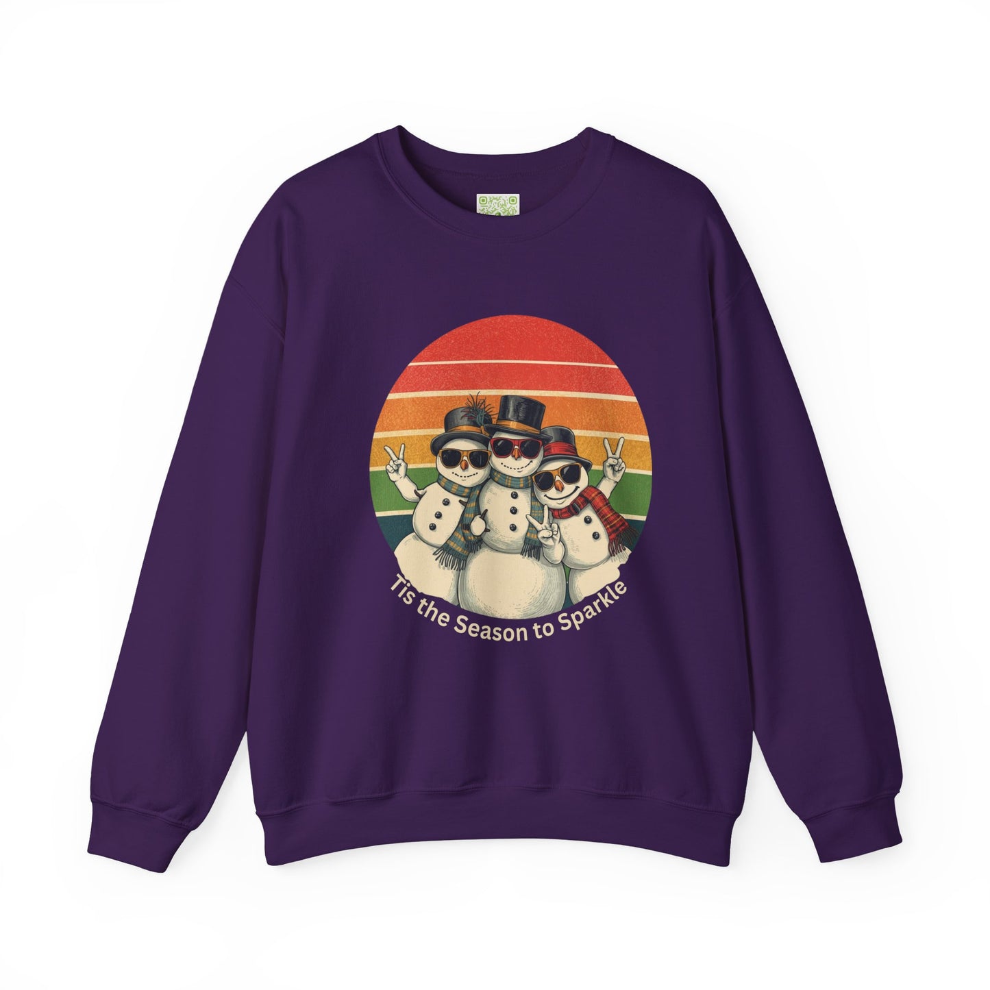 Festive Retro Snowman Sweatshirt, Snowman Apparel, Funny Snowman, Cute Snowman Shirt, Let It Snow, Snowman Lover Gift