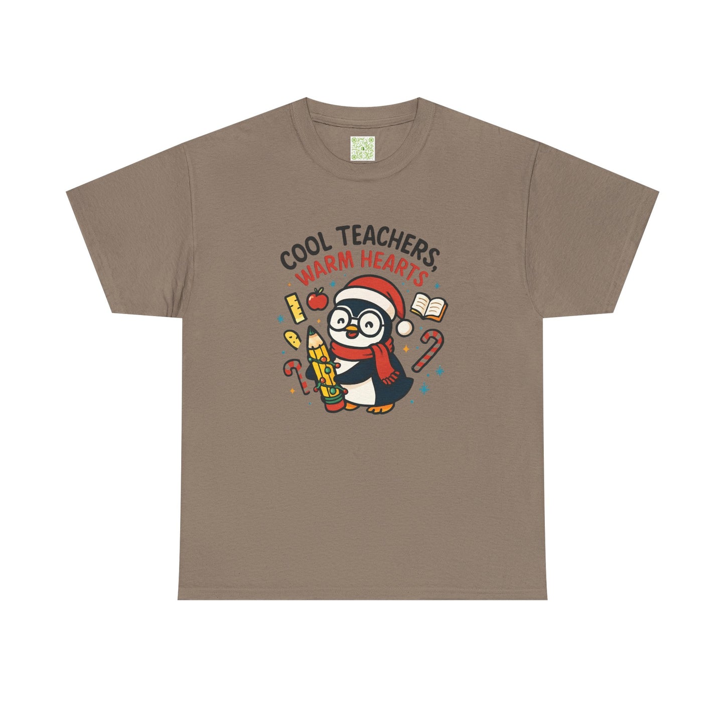 Cool Teachers Warm Hearts Tee, Penguin Lover Shirt, Christmas Penguin, Teacher Holiday Gift, 2nd Grade Teacher