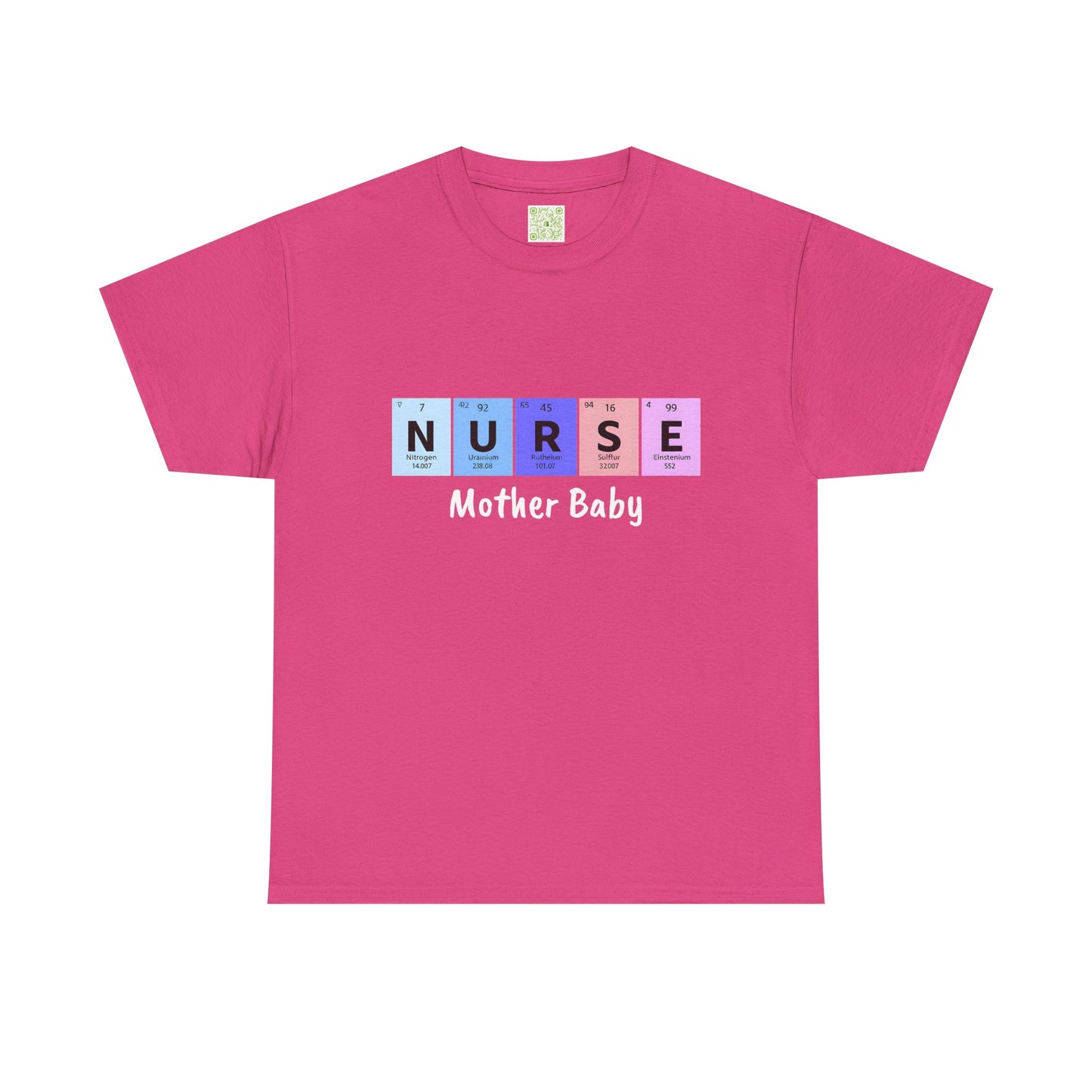 Postpartum Nurse Periodic Table Elements Tee, Mother Baby Nurse Shirt, Nurse Practitioner, Unisex Tee Gift