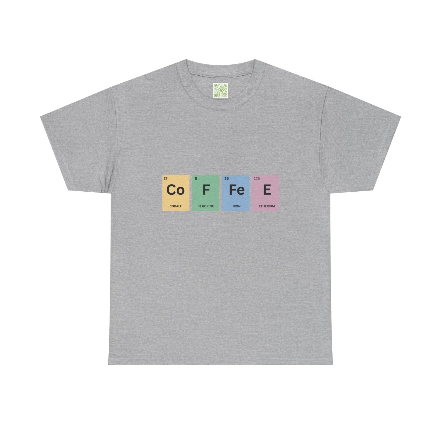 Creative Coffee Science Shirt, Chemistry Elements Tee, Periodic Table Shirt, Gift for Chemist, Science Teacher