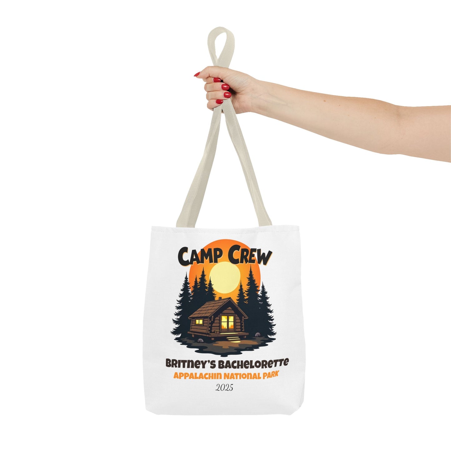 Bachelorette Camp Crew Tote Bag, Bride Beach Bag, Camp Bride, Camping Bach, Bridal Tote Bag, Custom Beach Bag
