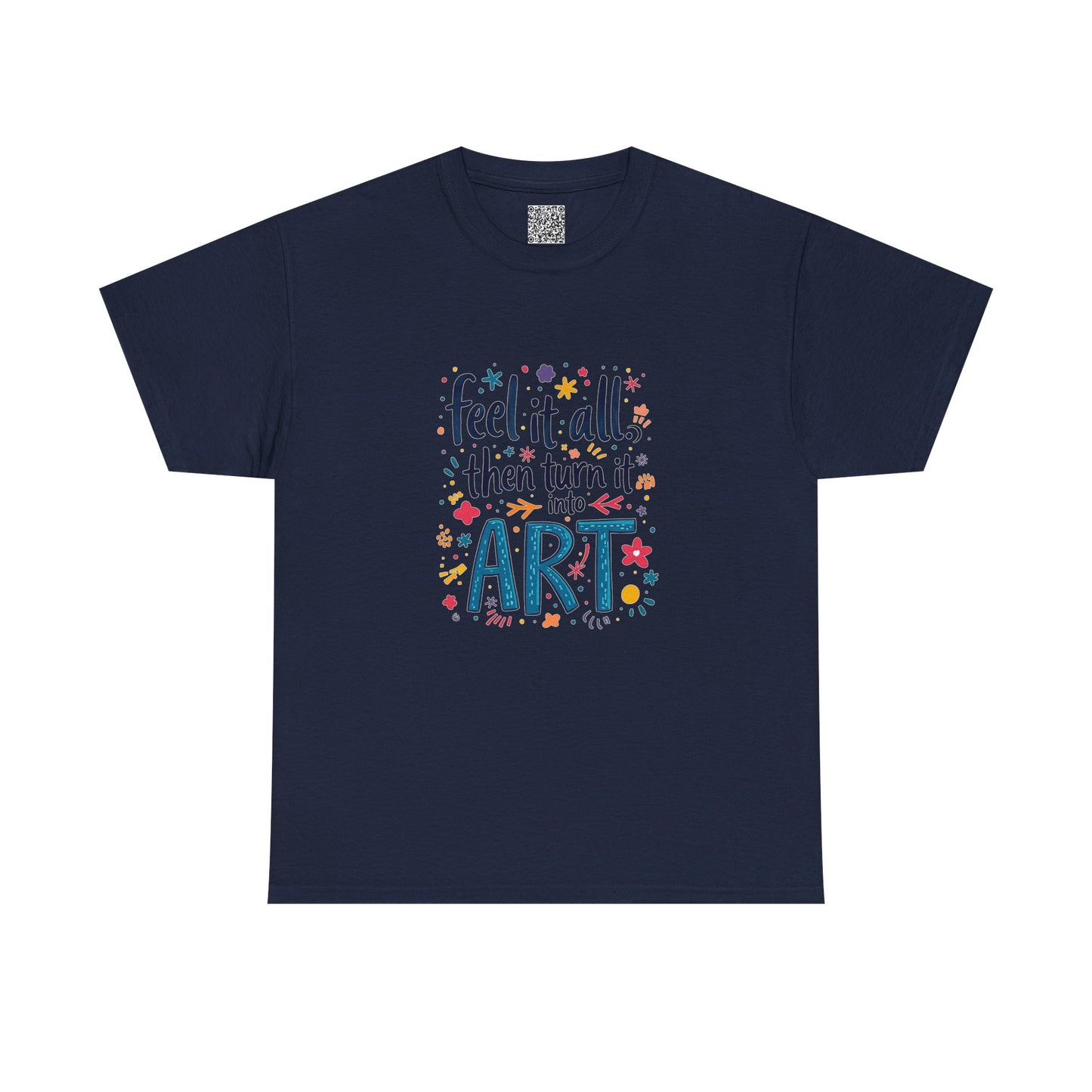 Enneagram 4 Feel, It Turn Into Art TShirt, Enneagram Type 4 Tee, Personality Types, Individualist Shirt, Self Growth, Enneagram4 Tee
