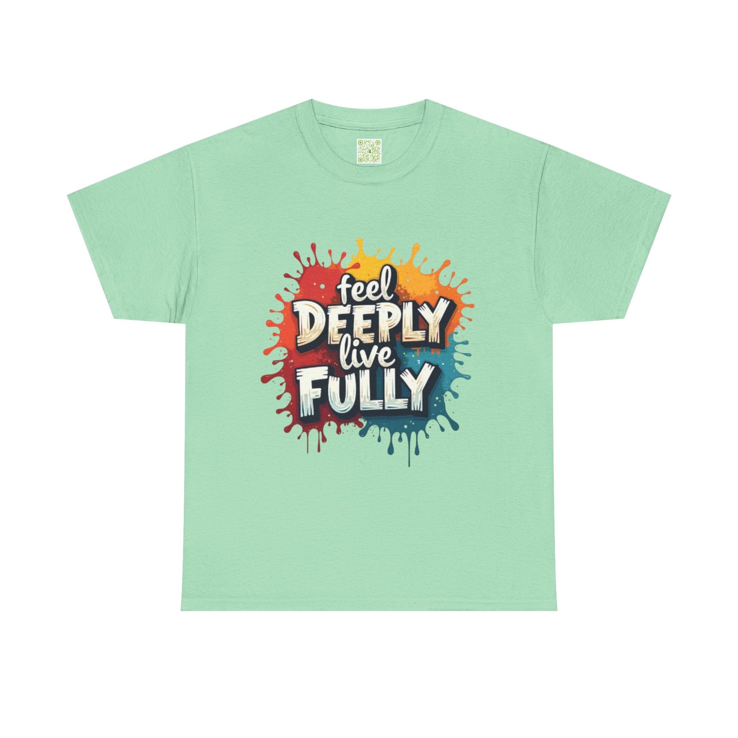 Enneagram Type 4 Feel Deeply Live Fully Tee, Enneagram Gift, Individualist T-Shirt, Graphic Tshirt, Enneagram Merch