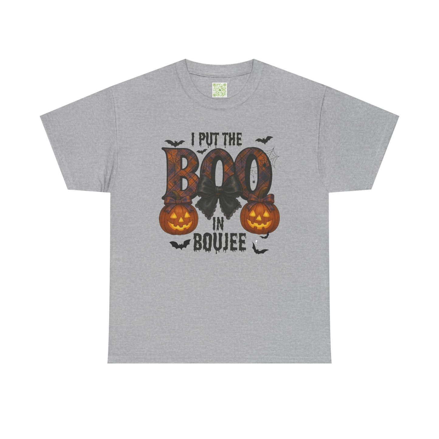Boo in Boujee Shirt, Halloween Graphic Tee, Unisex T-Shirt, Spooky Season Shirt, Unique Pumpkin Tee, Fall Celebration Apparel