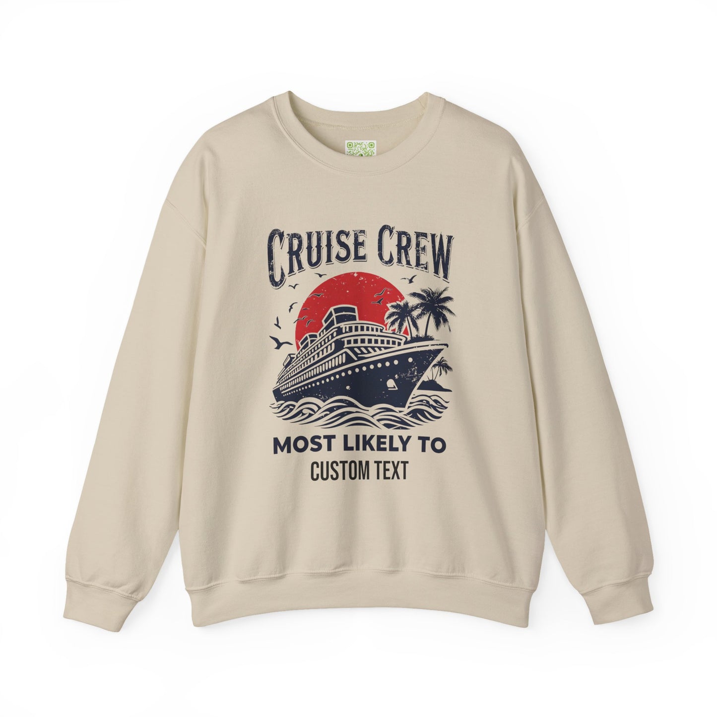 Custom Cruise Crew Unisex Sweatshirt, Cruise Shirts, Group Cruise Shirt, Birthday Cruise Sweatshirt, Family Cruise Sweatshirt