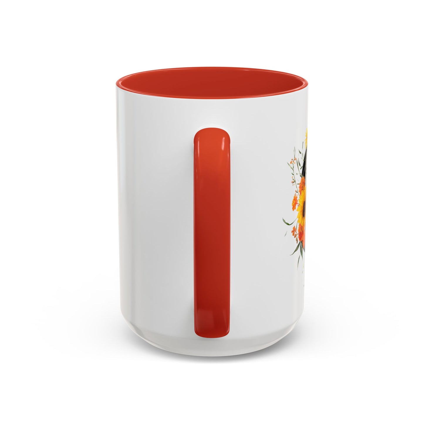 Personalized Floral Monogram - Letter G - Elegant Accent Coffee Mug – Personalized Mothers Day Gift