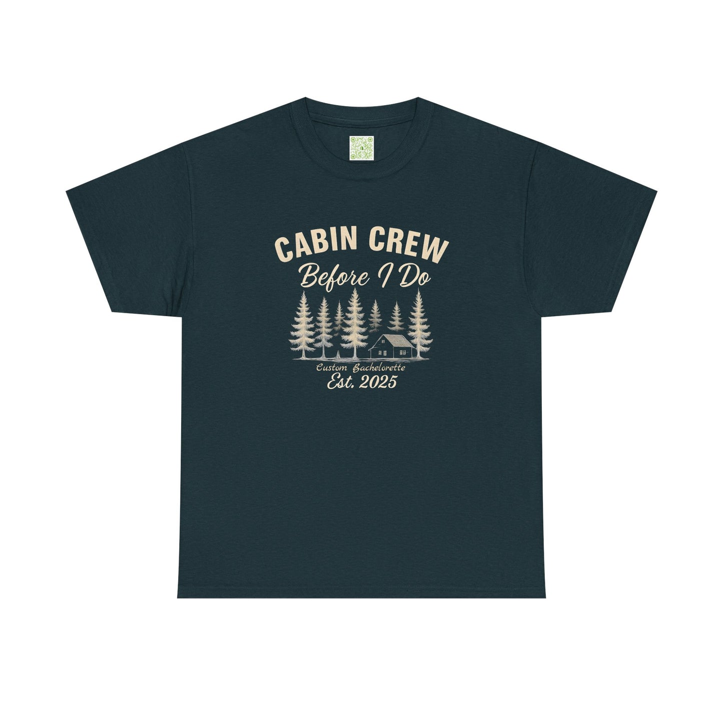 Bachelorette Cabin Crew Cotton Tee, Bachelorette Shirt, Camp Bachelorette, Bridesmaids Shirt, Mountain Bride Shirt