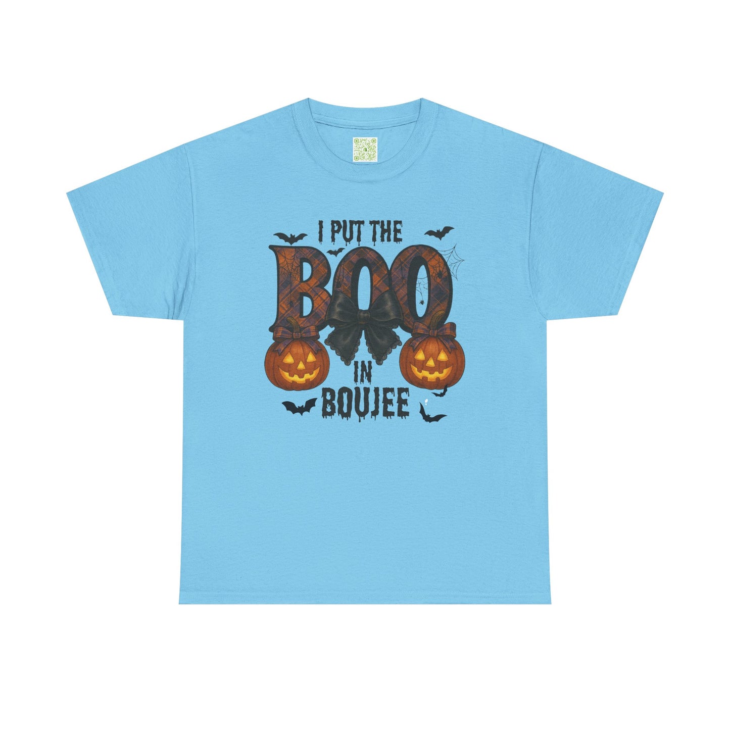 Boo in Boujee Shirt, Halloween Graphic Tee, Unisex T-Shirt, Spooky Season Shirt, Unique Pumpkin Tee, Fall Celebration Apparel
