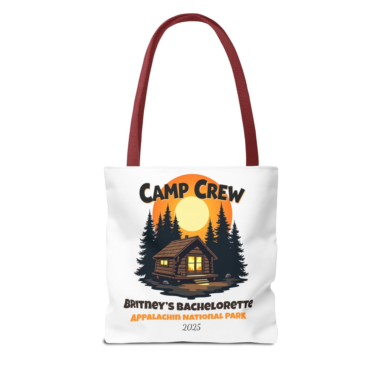 Bachelorette Camp Crew Tote Bag, Bride Beach Bag, Camp Bride, Camping Bach, Bridal Tote Bag, Custom Beach Bag
