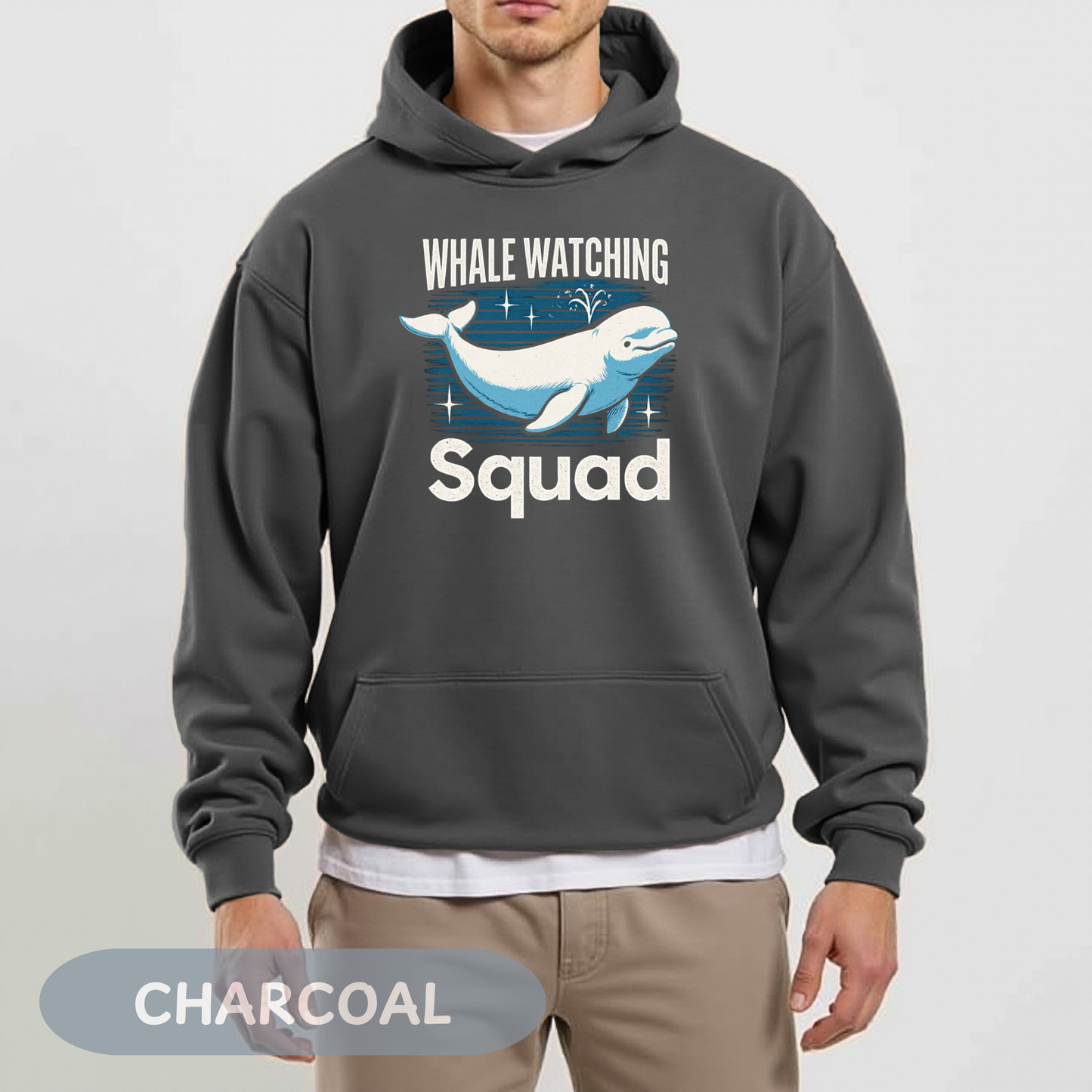 Whale Watching Squad Hoodie, Blue Whale Shirt, Beluga Whale, Maui Excursion, Alaskan Cruise, Whale Gift