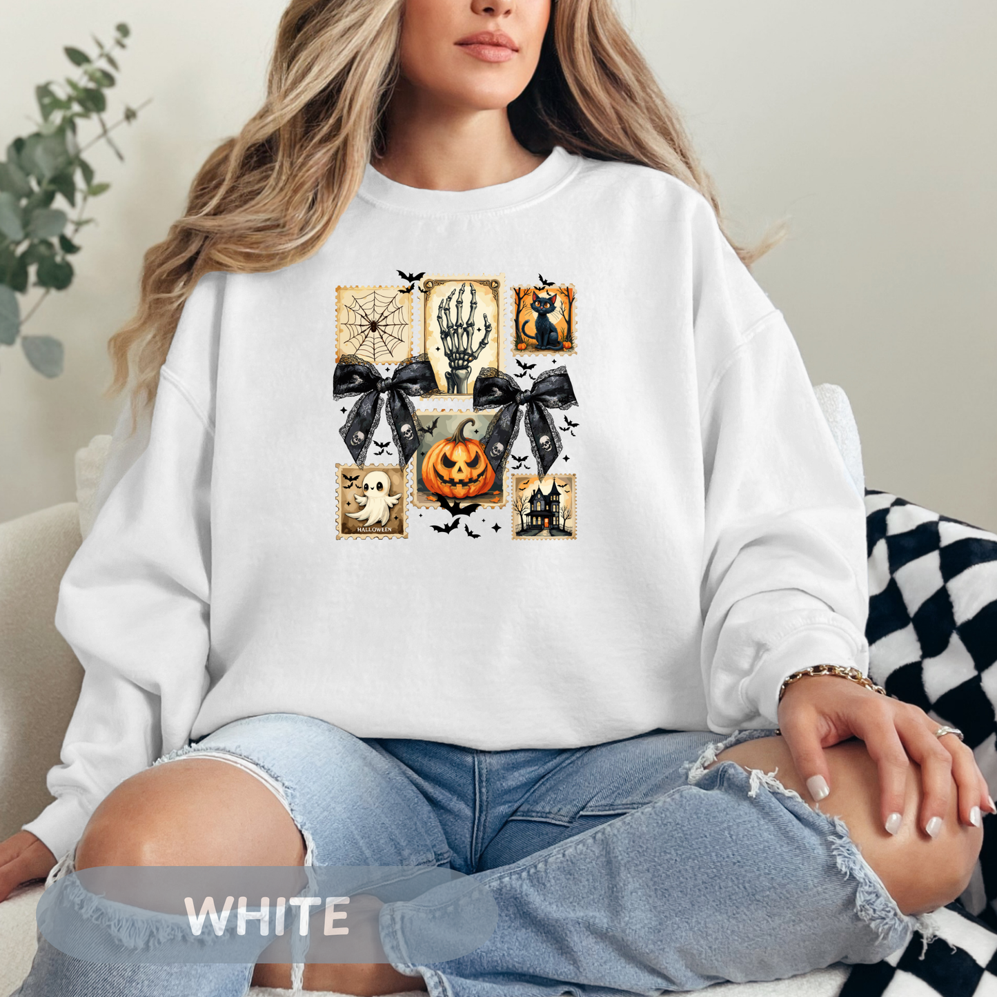 Halloween themed sweatshirt, Pumpkin Sweater, Fall Sweater For Mom,